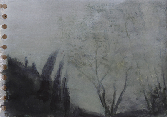 Misty road 5, 14.8x 21cm, acrylic on paper,2015 copy.jpg